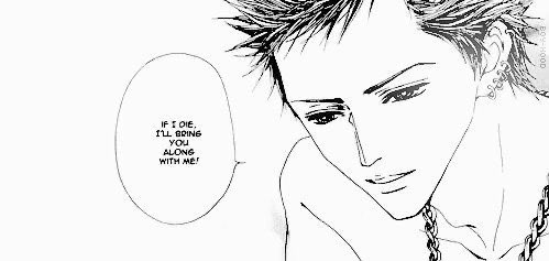 en fait ren &amp; nana c’est l’exemple même de la fatalité amoureuse, cette idée de prédestination funeste où peu importe les décisions qu’ils prendront tout les conduira à ce destin… 

ils s’aimaient trop, en étant trop différent, ren était le seul à pouvoir la sauver