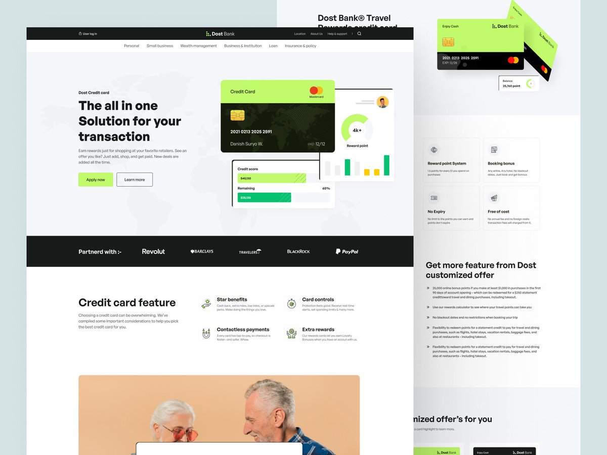 Maqawagency's tweet image. 𝗗𝗼𝘀𝘁 𝗕𝗮𝗻𝗸 - 𝗖𝗮𝗿𝗱 𝗗𝗲𝘁𝗮𝗶𝗹𝘀 𝗣𝗮𝗴𝗲
A smarter way to explore everything your card has to offer. This page is designed to make benefits feel visible and valuable.
Full design view: dribbble.com/shots/25909626…
---
#cardui #bankingui #onlinebanking