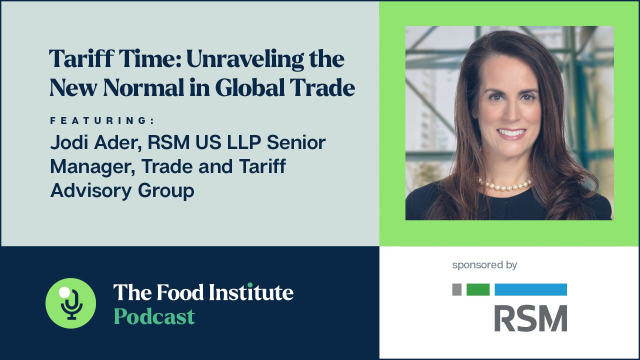 WI_CPA's tweet photo. It’s tariff time, and companies worldwide are working to understand the impact on their operations. My #RSM colleague Jodi Ader joined The Food Institute Podcast to discuss how to mitigate supply chain risks. https://t.co/vhf9ni4atp https://t.co/akNYVQgpn2