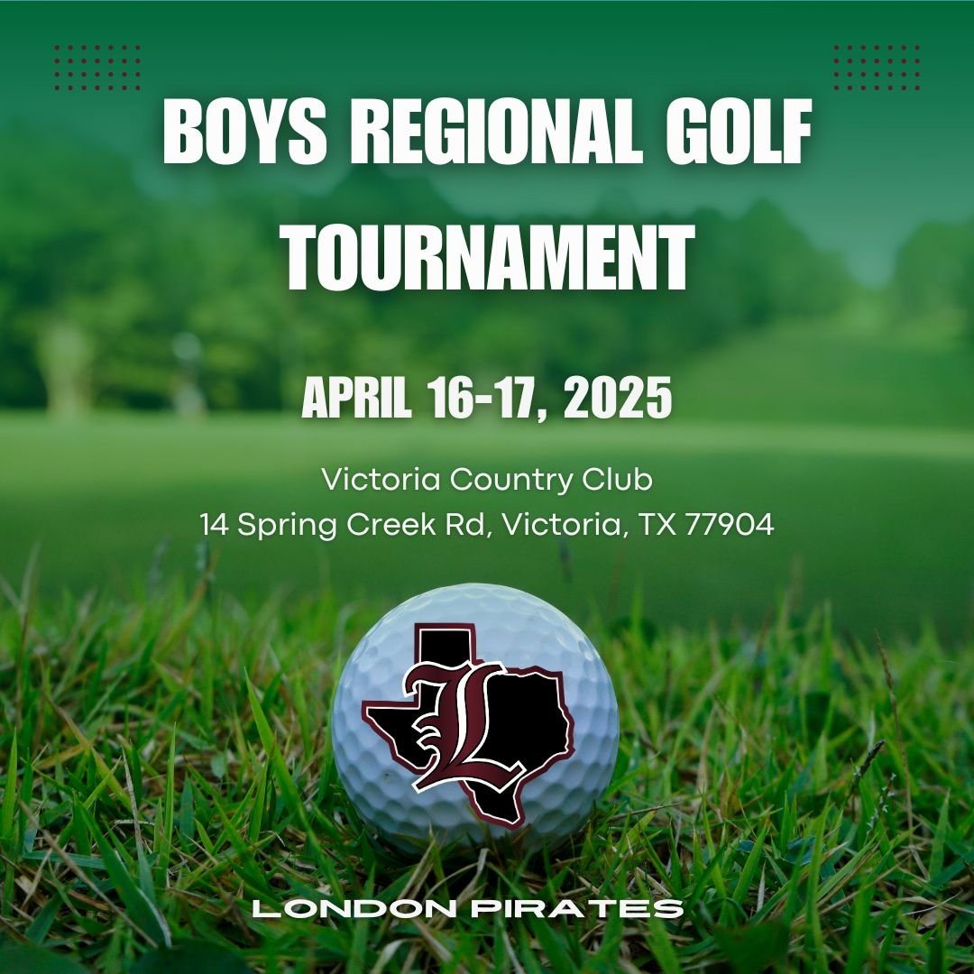 Good Luck to our <a href="/LISDPirates/">LondonISD</a> golfers at the Region IV-AAA Golf Tournament!  Les't Go Pirates!!! <a href="/cclondonpirates/">London</a> <a href="/CoachSmith_A61/">Andy Smith</a> #LondonProud