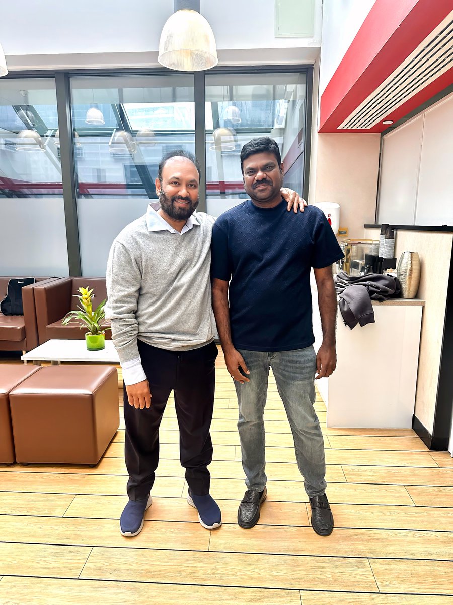 At the Lyca Group office in London with Subaskaran Anna and Prem Anna.