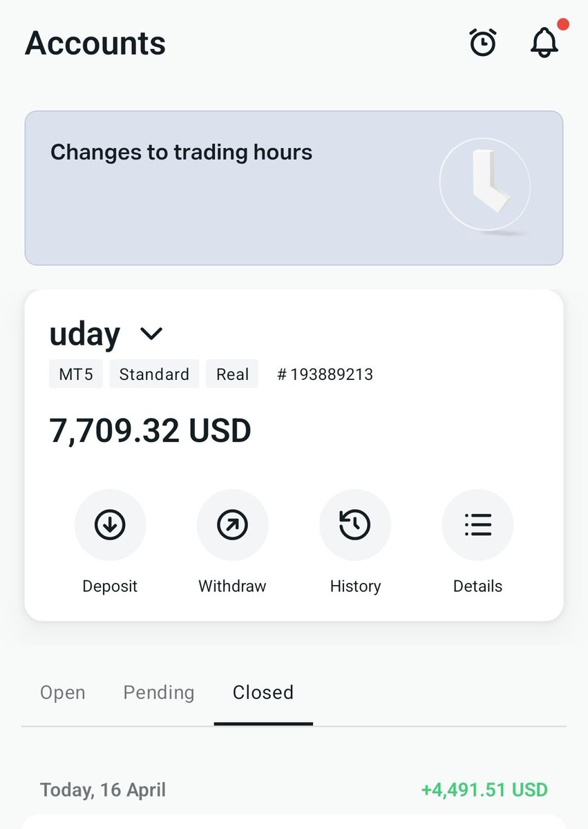_uday_uk99's tweet photo. Hare Krishna 
Radhey Radhey 
@FOREX_24BTC @TWLCommunity24 
Xua/Usd done.
Thank you for giving confidence🙏🙏🙏 https://t.co/CuuKaWhKkO