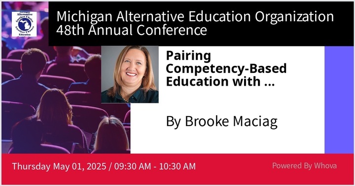 🎤 Join Brooke Maciag, our Director of Programs Development and Customer Success, as she presents:
✨ "Pairing Competency-Based Education with Project-Based Learning: A Powerful Approach"

🗓 Thursday, May 1, 2025
🕤 9:30 AM – 10:30 AM

#MAEO2025 #AlternativeEducation