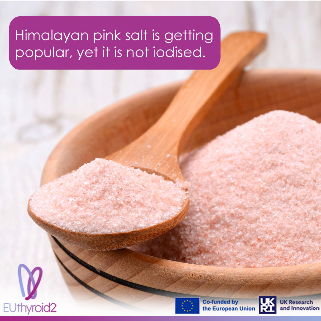Himalayan salt is not iodised. If used as a substitute for #iodisedsalt, Himalayan pink salt could contribute to iodine deficiency. It is crucial to prioritise health over trends. Iodised salt is the simplest method to ensure enough #iodine intake. #adolescents #health #HaDEA