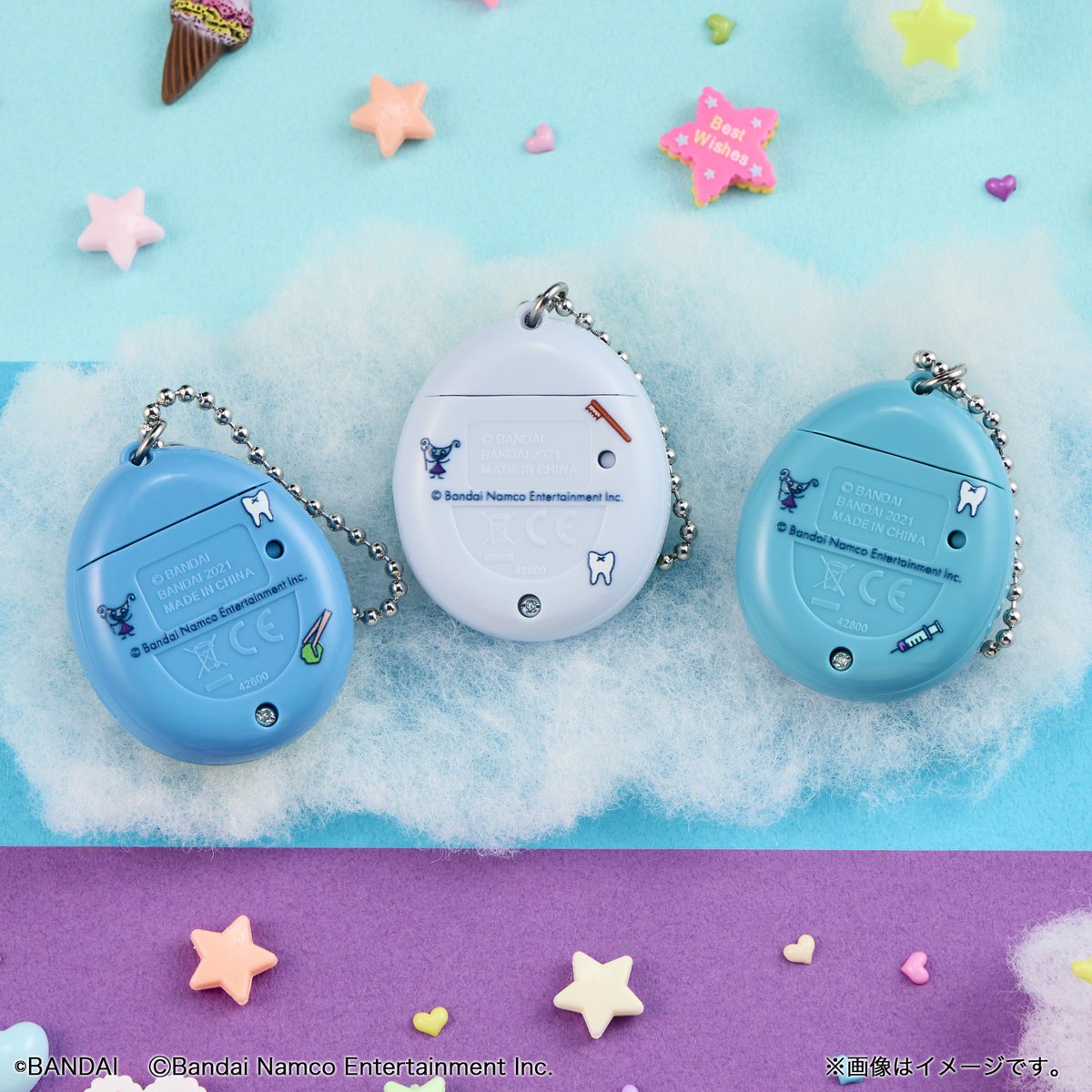 TamagotchiWiki's tweet photo. A new trio of classic Tamagotchi shells are being released in Japan! Inspired by the Dentist minigame of the Tamagotchi Connection Corner Shop games, they depict Mametchi, Kuchipatchi, and Mimitchi with their mouths wide open! Exclusive to the Asobi Store.
#tamagotchi #たまごっち https://t.co/lHBsLQthft