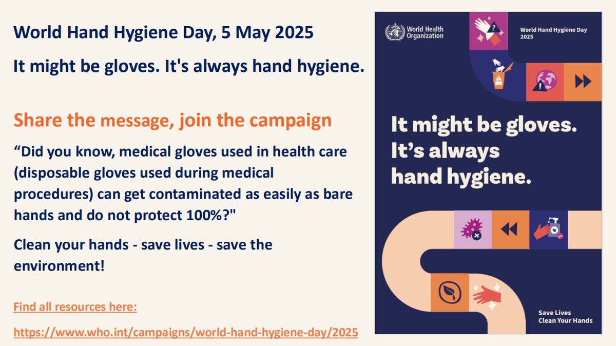 TEAMCOACHProject (@teamcoacheu) on Twitter photo We will be joining <a href="/WHO/">World Health Organization (WHO)</a> on their campaign for the #WorldHandHygieneDay on May 5th! 🌍What about you?✋🧼
If you want to learn more, check out their website💻 at who.int/campaigns/worl…
Save lifes, clean your hands ❤️🩹 We will be joining <a href="/WHO/">World Health Organization (WHO)</a> on their campaign for the #WorldHandHygieneDay on May 5th! 🌍What about you?✋🧼
If you want to learn more, check out their website💻 at who.int/campaigns/worl…
Save lifes, clean your hands ❤️🩹