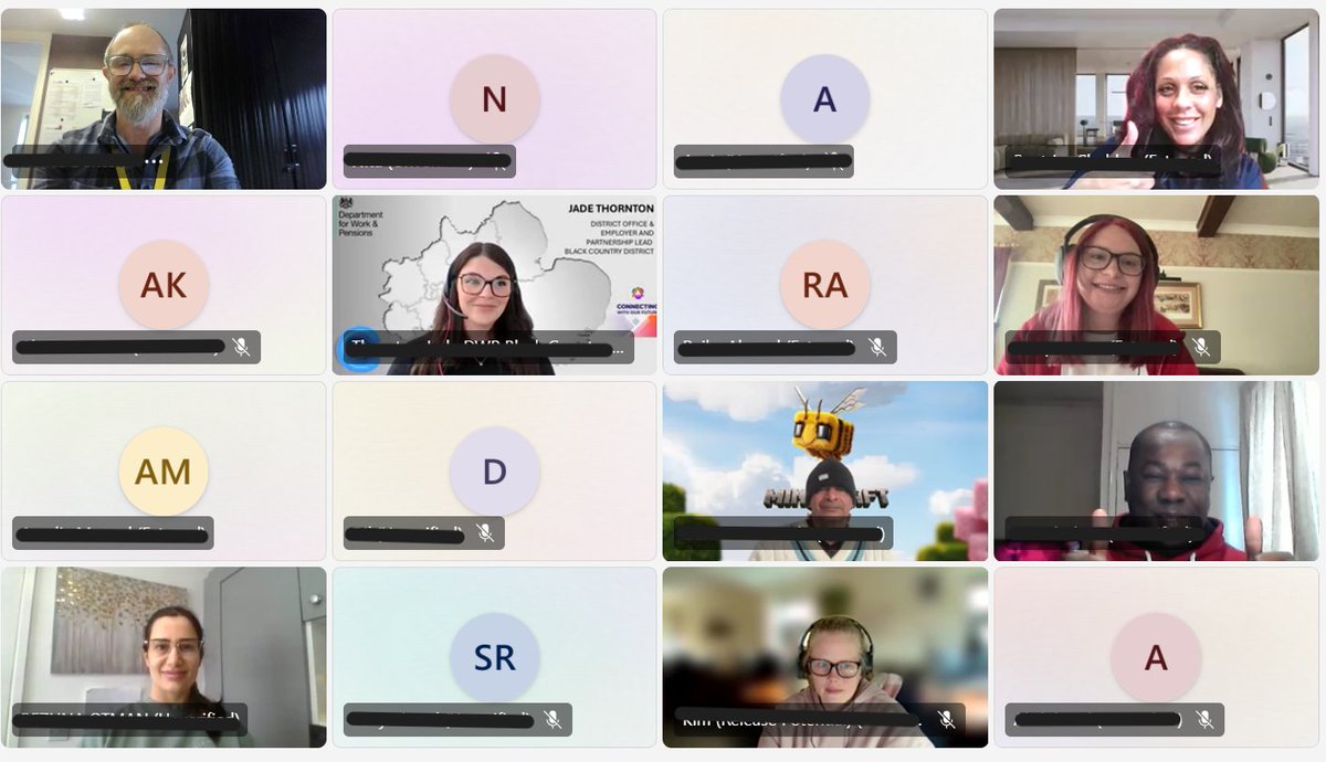 Thank you to Jade Thornton, District Office &amp; Employer and Partnership Lead within the DWP, for taking part in our DILO session this morning! 👏
It was great to have you with us and to gain insight into the working world of the DWP and the Civil Service application process 🌟