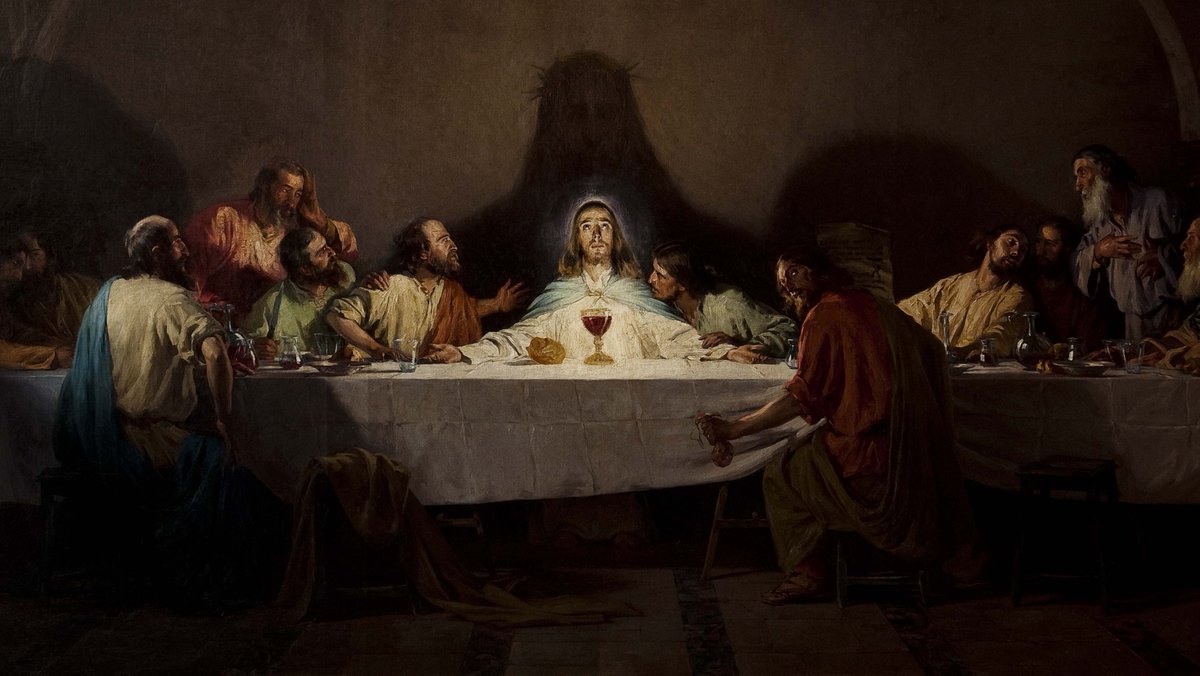 Friends, in today’s Gospel (Matthew 26:14–25), the Lord recognizes Judas as his betrayer. And after this he performs his greatest wonder.

In the course of the supper, Jesus identifies himself so radically with the Passover bread and wine that they become his Body and his Blood.