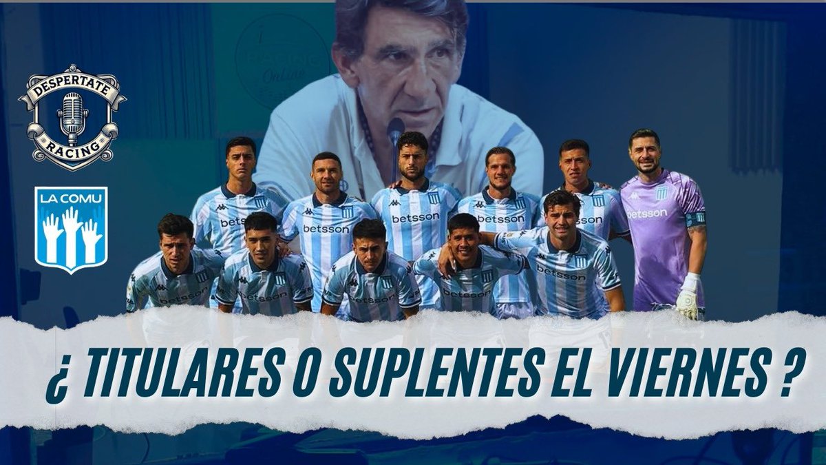 ¡ DESPERTATE RACING ! 🎓

Desde las 10:00 prendete a un nuevo programa con <a href="/Pepi_Ladanaj/">Pedro Ladanaj 🎙️</a>, <a href="/_niicoacosta_/">Nico Acosta</a> y <a href="/diegocariolo/">Diegocariolo</a> 🎙️

• La recuperación de los lesionados 🏥

• ¿Vietto vuelve al equipo titular? 

• ¿Mix para enfrentar a Central Córdoba? 🤔

👉 youtube.com/live/m8-Whb2Kd…
