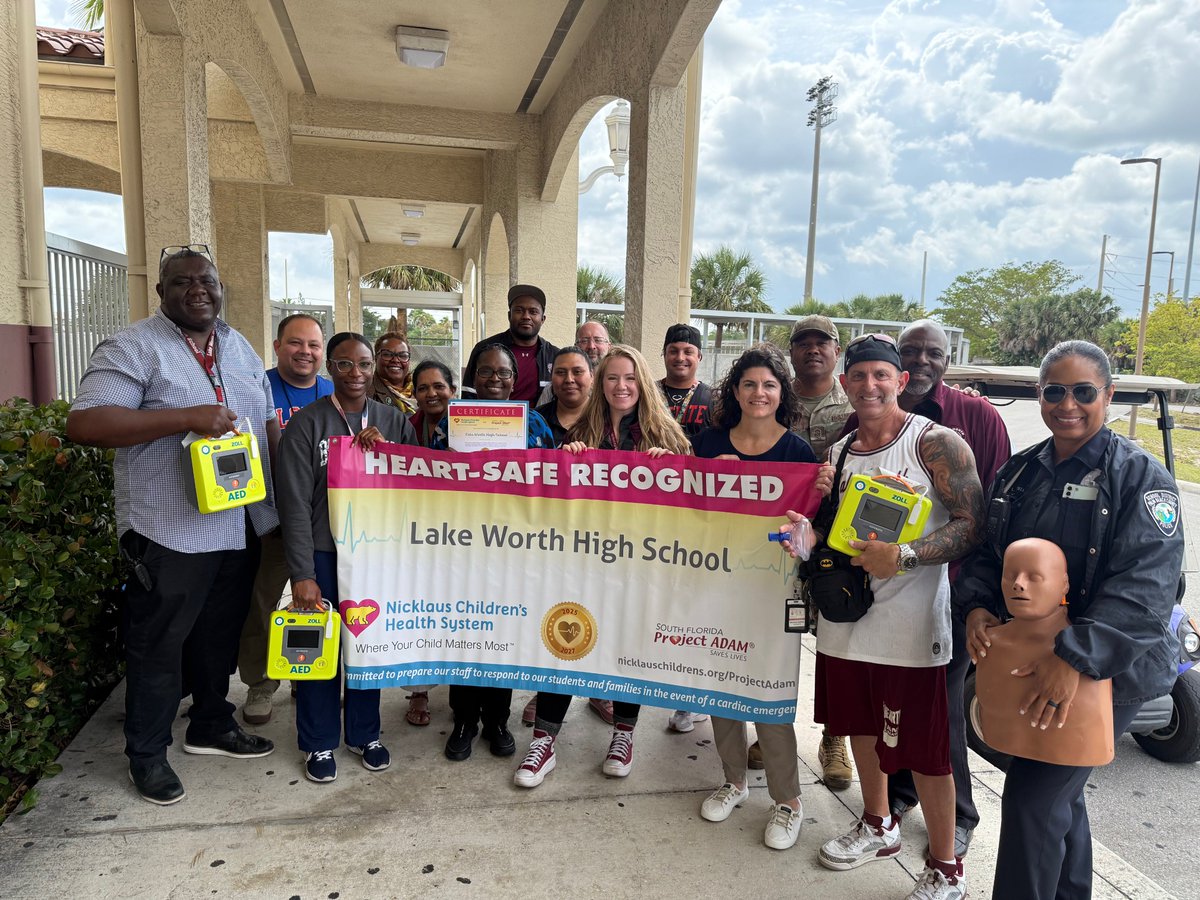 LWCHSTrojans's tweet photo. We’re proud to be apart of Project ADAM—ready to step up when every second counts.⏱️❤️
A high five to Eric & Jennifer, our Trojan campus is officially a Heart Safe School! @villani824 @kgwhetsell
#ProjectADAM #HeartSafeSchools #SafetyFirst https://t.co/KA0yzunuW1