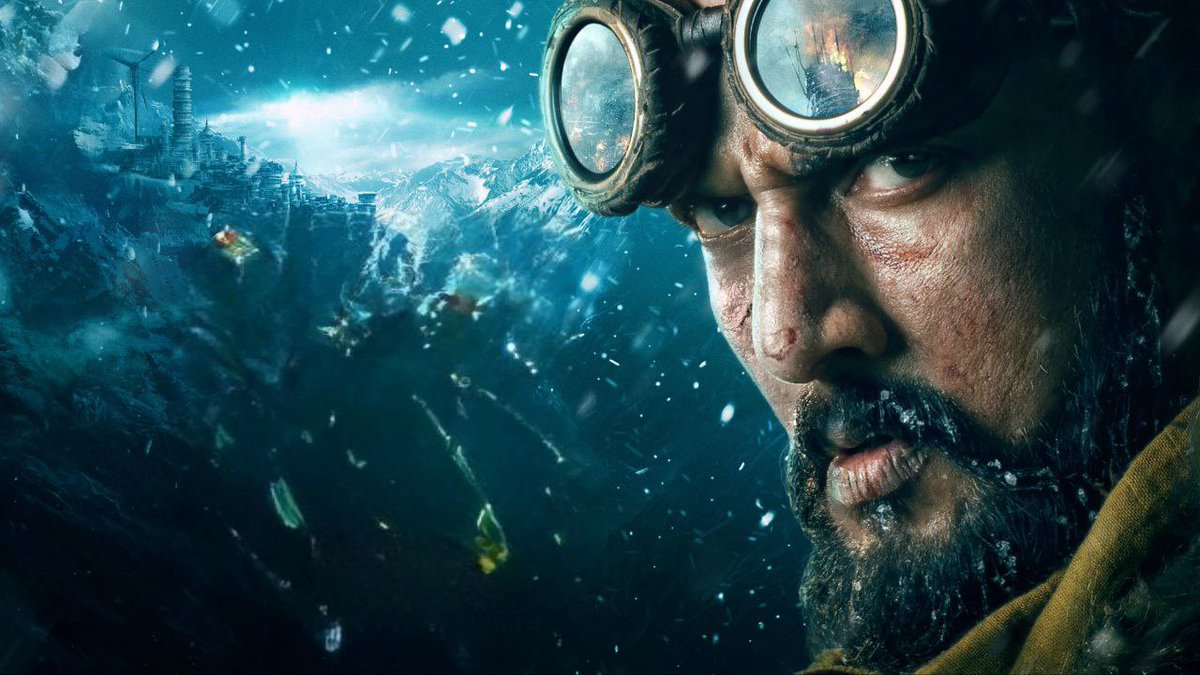 A lone warrior in a frozen apocalypse — scars of battle on his face, flames of destruction in his eyes. The last city stands, but for how long? <a href="/brbmovie/">brbmovie</a> #BRBFirstBlood