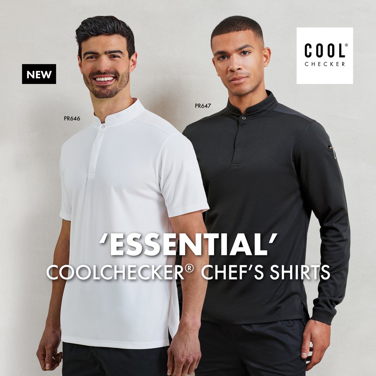 Premierworkwear's tweet photo. Cool, Comfortable & Kitchen Ready👨🍳
These chef's tops are built with our Coolchecker® fabric, offering superior moisture-wicking and breathability for all-day comfort.
👉 https://t.co/PwMZV78KMw
#chefswear #kitchen #uniform #hospitality #premierclothing https://t.co/2Iy6MsjHHK