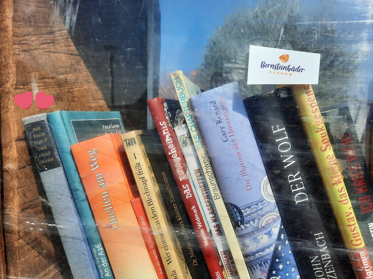 karen_ascher's tweet photo. Schön hier und noch schöner gleich mit einem neuen alten Buch 🤩 viele Grüße liebe @buecherzelle_LN #lesen #freelittlelibrary https://t.co/N6BCSyZm3H