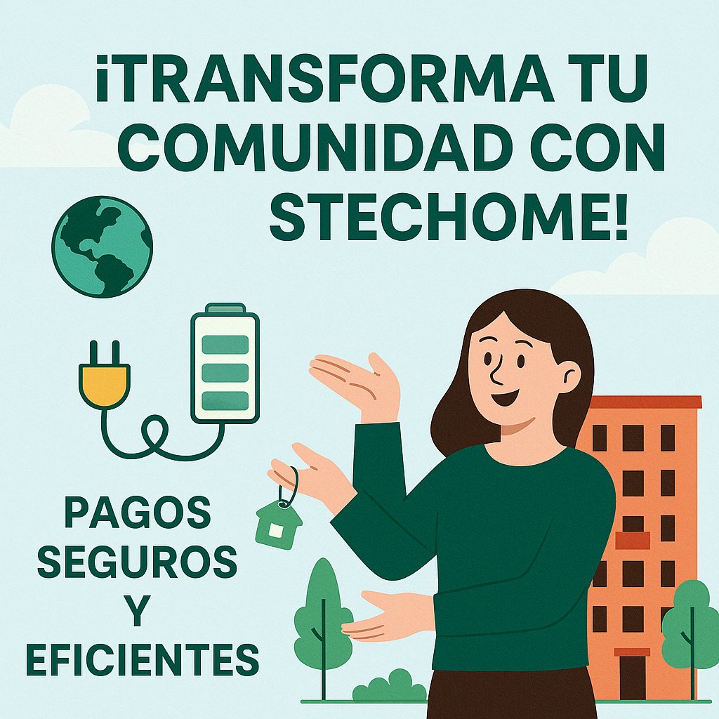 STECHome's tweet image. Transforma tu comunidad con Stechome! 🌍🔋 Pagos seguros y eficientes gracias a sistemas inteligentes. 💡💸 Cada vecino paga solo por lo que consume. 🙌 ¡Hacia un futuro más sostenible! 🌱🏡

#energíainteligente #gestióncomunitaria #ahorroenergético #pagosseguros #tecnología