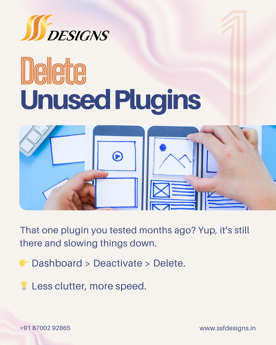 SSFDesignsX's tweet photo. Is your website costing you clicks? Slow load times kill SEO and conversions. At SSF Designs, we build lightning-fast, high-performance websites that keep users engaged and rankings high. Speed matters. 
#WebsiteSpeed #SEO #WebDev #FastWebsite #UX #SSFDesigns https://t.co/t9XCl8fTBY