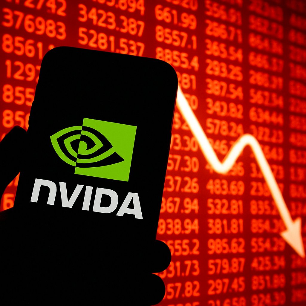 Tickeron's tweet photo. Stock Futures Slide 📉
Compare: $NVDA vs $TSM 👉https://t.co/4wbaQauao9
Futures dipped as Trump's tariff plans and new U.S. chip restrictions on China weigh on sentiment. $NVDA slumps after U.S. halts AI chip exports to China. Traders are watching retail sales and Fed Chair Powell’s remarks.
🔹 Futures:
#DowJones  -0.7%, #SP500 -1.3%, #Nasdaq  -2.0%
🔹 Key movers: $NVDA, $C $AMZN, $TSLA
Stay tuned for updates! 🔍