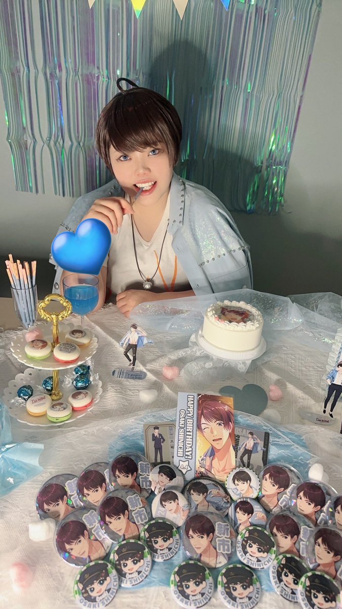 sari_0517's tweet photo. ⚠️コスプレ、アクセサリー不足
🎂すっごい大遅刻大﨑新市誕生会⏸️
#大崎新市生誕祭2025
#大﨑新市誕生祭2025
#大﨑新市 #大﨑新市コスプレ
#STATIONIDOLLATCH #STATIONIDOLLATCHコスプレ https://t.co/WzhqKUoAk1