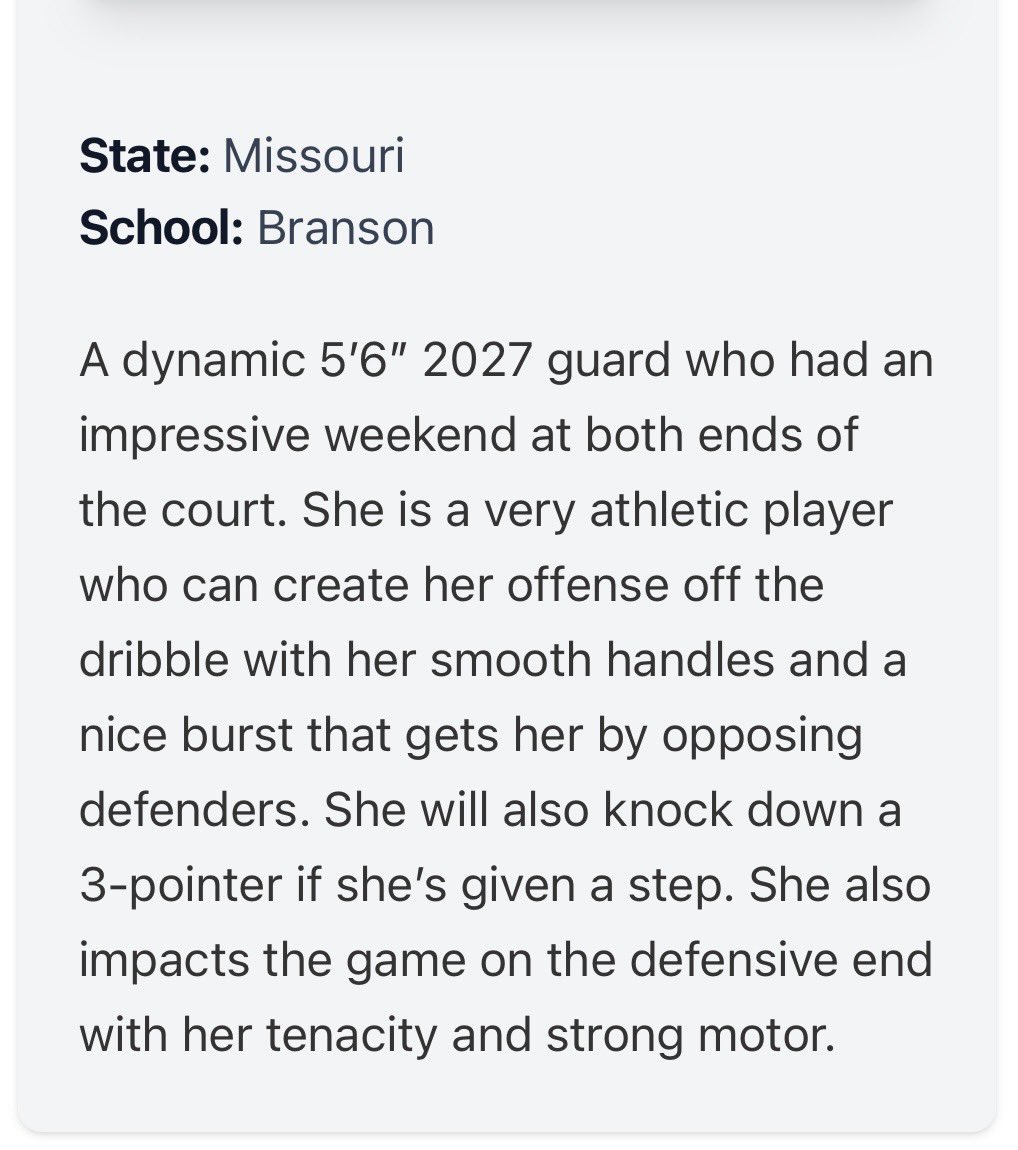 A great write up for our girl <a href="/AngelCraigg/">Angelique Craigg</a> ! Thank you <a href="/PGHMissouri/">Prep Girls Hoops Missouri</a>