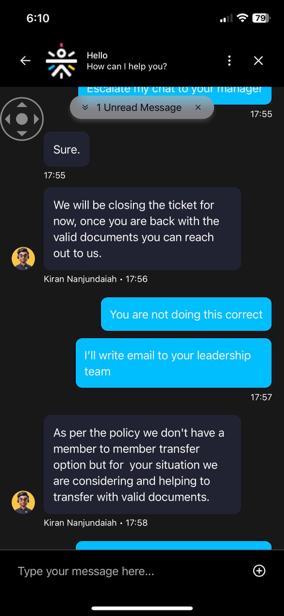 Hydiprince's tweet photo. @we_are_cult Dear Naresh Krishnaswamy,
I am writing to express my extreme disappointment with the customer support provided by your representative, Kiran Nanjundaiah, and to raise a formal complaint about the handling of my request to transfer my wife’s Cult membership to my acc https://t.co/krL9s0jXtI