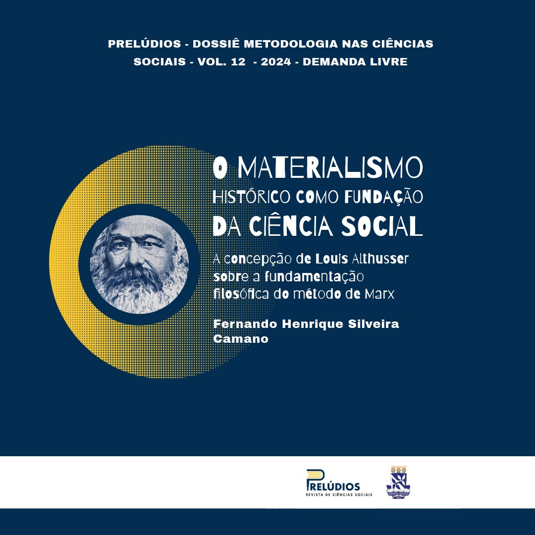 RPreludios's tweet photo. 📢 Novo artigo publicado na @RPreludios! ✨ Neste trabalho, o autor analisa as principais posições do filósofo marxista Louis Althusser sobre a fundamentação filosófica do método de Marx. Leia: https://t.co/dAHxCKVp3j Arte: @torguinha #RevistaPrelúdios #Althusser #Marxismo #UFBA https://t.co/TIxq00uC0L