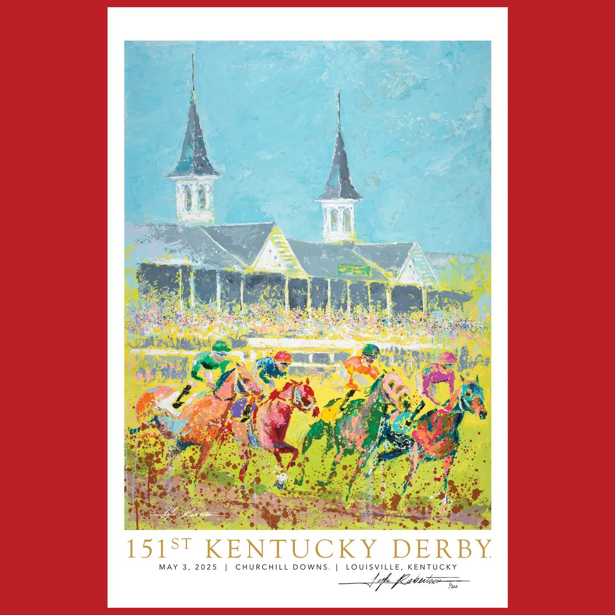 bgb_rig's tweet photo. Own a piece of Derby history—limited edition prints signed by Tyler Robertson, available now while it lasts. 🏇🏽🌹

https://t.co/ySPN1B7eJT https://t.co/oqeOEM5rKK