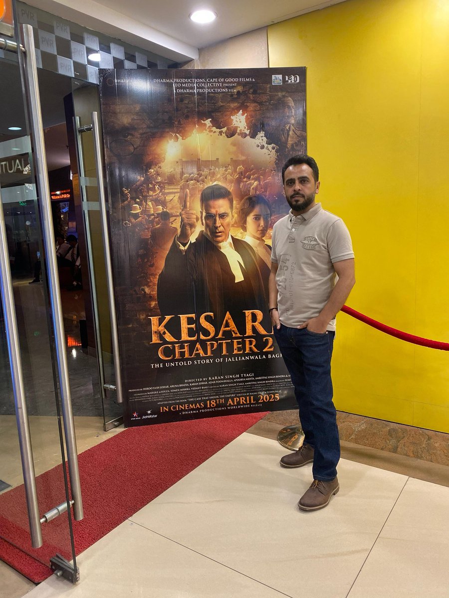 AnkurReviews's tweet photo. #kesarichapter2 Screening 
Select City Walk Saket Delhi
@akshaykumar 
@ananyapandayy https://t.co/Auv2LRSkCc