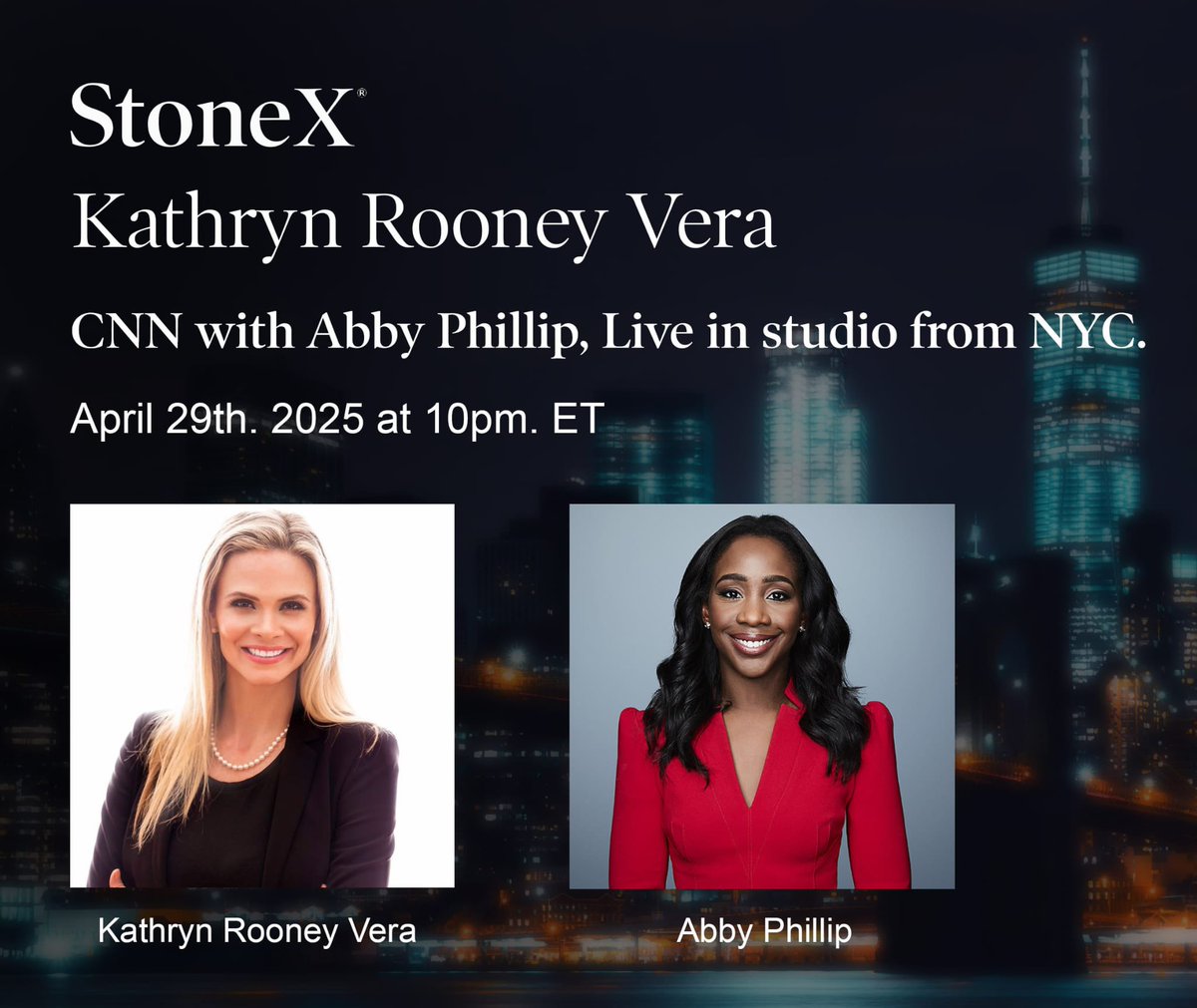 Joining the sharp and always-composed <a href="/abbydphillip/">Abby D. Phillip</a> live on <a href="/CNN/">CNN</a> for the first time, Tuesday, April 29 at 10pm ET.

Triple digit tariffs on China are raging—reigniting inflation risk, reshaping Fed expectations, and hitting markets hard. I’ll break down what’s happening, and what