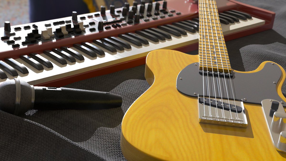 作ってたガルクラの楽器たち