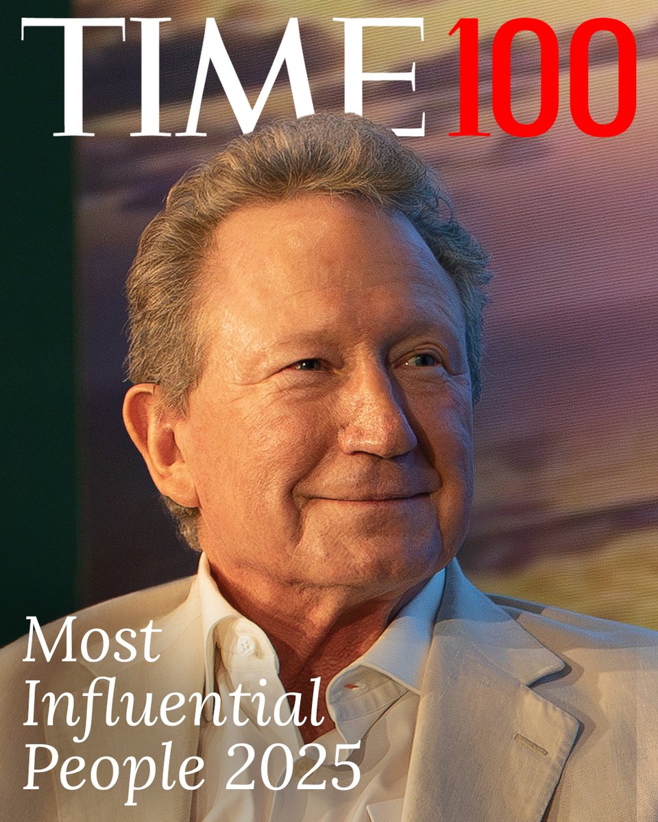 Minderoo Foundation (@minderoo) on Twitter photo Dr Andrew Forrest AO has been named to the 2025 #TIME100 list by <a href="/TIME/">TIME</a> — recognising the world’s most influential leaders. “Since even before it was in vogue, he has remained among the world’s most generous philanthropists, reflecting his passion for helping people and planet.” Dr Andrew Forrest AO has been named to the 2025 #TIME100 list by <a href="/TIME/">TIME</a> — recognising the world’s most influential leaders. “Since even before it was in vogue, he has remained among the world’s most generous philanthropists, reflecting his passion for helping people and planet.”