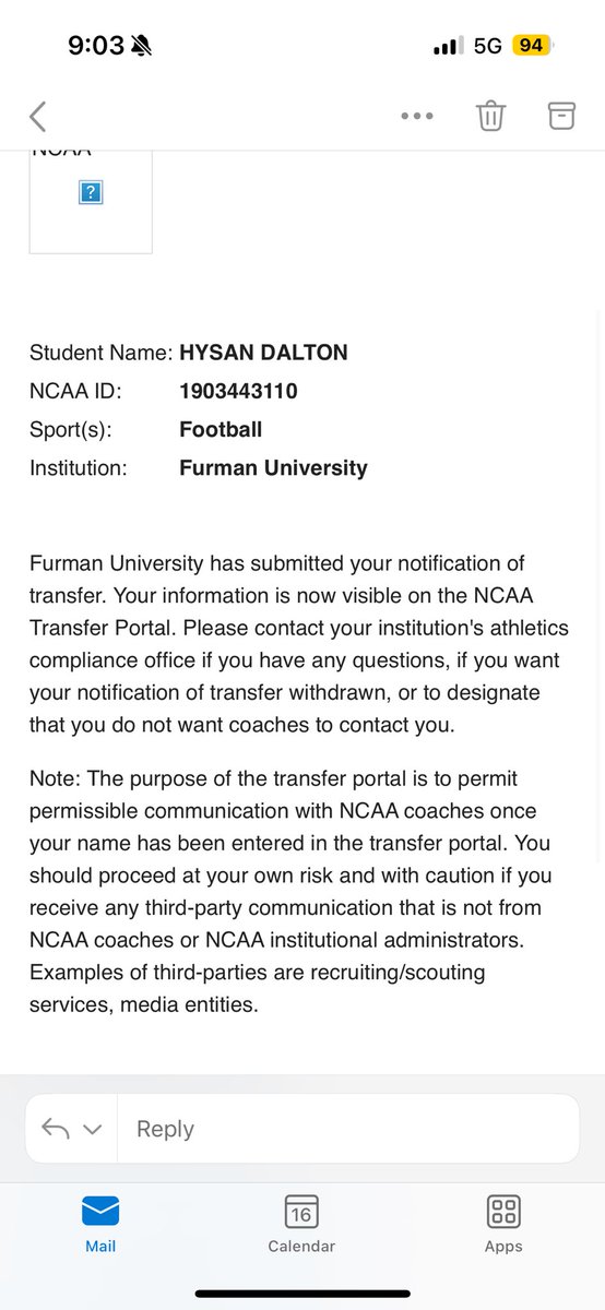 Officially in!