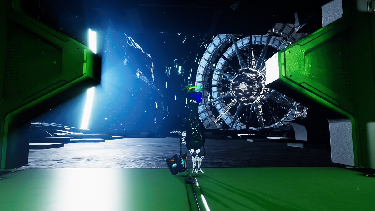 38de3so2's tweet image. くろなすさんと例のワールドへ
#Wormiesock  
#ASTEROIDFIELD
#VRChat