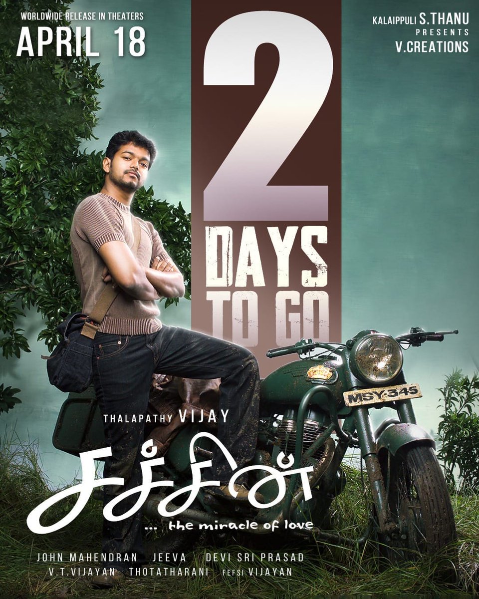 #SacheinFromApril18 <a href="/actorvijay/">Vijay</a> <a href="/theVcreations/">Kalaippuli S Thanu</a>