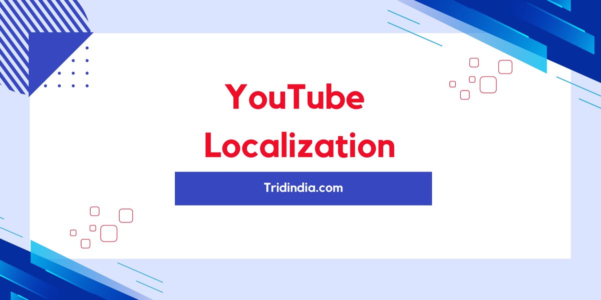 TridIndia's tweet image. YouTube Localization: How to Localize Your YouTube Channel in 2025
.
Read more about Here: tridindia.com/blog/youtube-l…
.
#Translation #PopularLanguages #LocalizationChallenges #Services #Localization #Business #Language #YouTubeChannel #YouTubeLocalization #YouTube