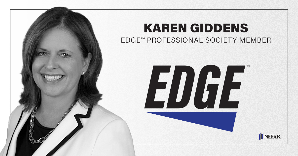 yourNEFAR's tweet photo. Congratulations to Karen Giddens for joining NEFAR’s professional society, EDGE! Becoming an EDGE member demonstrates an understanding of diversity and professionalism with clients and peers in the industry. Become an EDGE member today!
#NEFAR https://t.co/hjF8nis0Eu