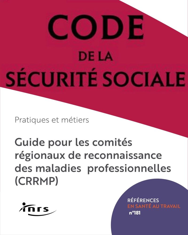 [ACTUALITE] Actualisation du Guide pour les CRRMP 👩‍⚕️👨‍⚕️
👉 bit.ly/42wCLTD
Le numéro 181 de la revue Références en santé au travail présente la version actualisée du guide destiné aux comités régionaux de reconnaissance des maladies professionnelles (CRRMP)