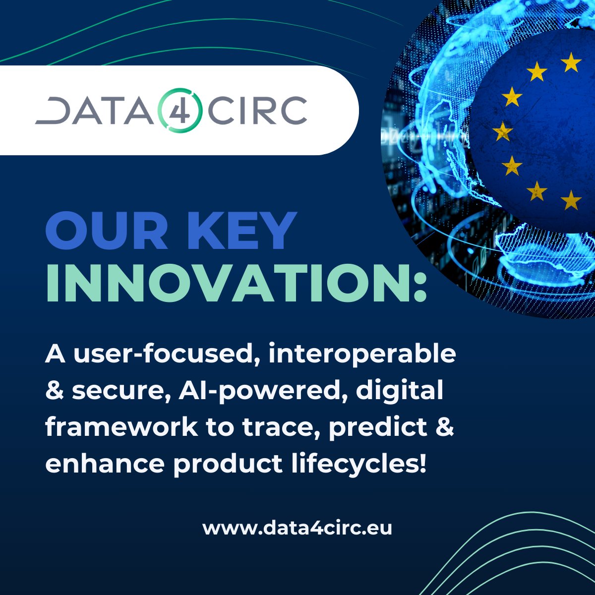 Data4Circ's tweet image. ♻️Celebrating World Creativity &amp;amp; Innovation DAY. Collaboration is proven to boost innovation &amp;amp; that's what the 7 projects in our cluster are all about! @circman5 @diameter_eu #digi4circular #encircle #gear_up #PSS_Pass Part 1/2