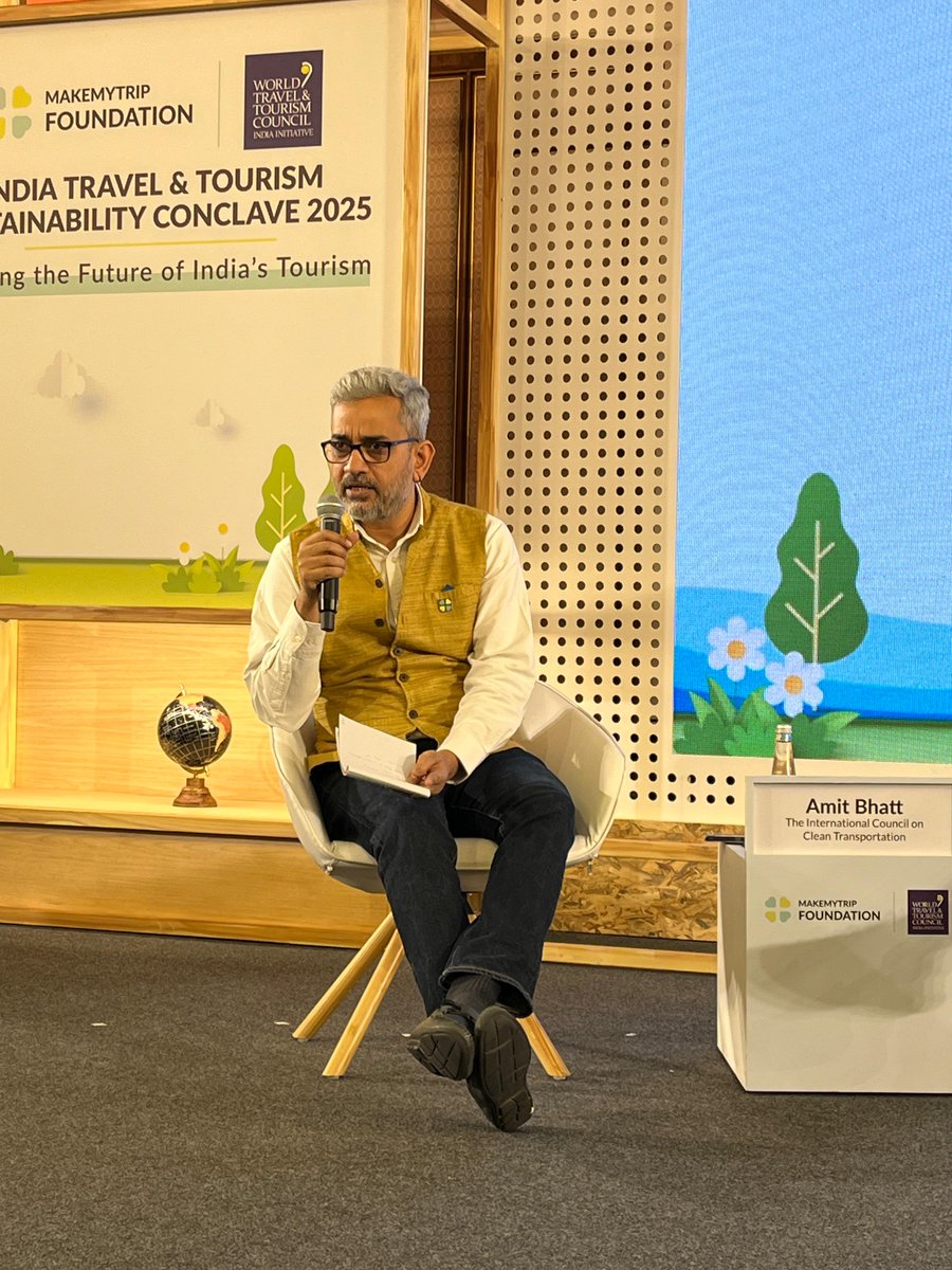 TheICCT_India (@theicct_india) on Twitter photo ๐โป๏ธ<a href="/amitbhatt4u/">Amit Bhatt ๐ฎ๐ณ</a> moderated a discussion on #sustainable & green tech in #UrbanMobility at the India Travel & #Tourism Sustainability Conclave 2025 by <a href="/makemytrip/">MakeMyTrip</a> Foundation in collaboration with <a href="/WTTC/">WTTC</a> India
<a href="/devendrachawla/">Devndra Chawla</a>, <a href="/mohitdubey/">Mohit Dubey</a>, <a href="/chaloapp/">Chalo</a> <a href="/prasannapurple/">Prasanna Purple</a>, <a href="/nuegoindia/">NueGo</a> ๐โป๏ธ<a href="/amitbhatt4u/">Amit Bhatt ๐ฎ๐ณ</a> moderated a discussion on #sustainable & green tech in #UrbanMobility at the India Travel & #Tourism Sustainability Conclave 2025 by <a href="/makemytrip/">MakeMyTrip</a> Foundation in collaboration with <a href="/WTTC/">WTTC</a> India
<a href="/devendrachawla/">Devndra Chawla</a>, <a href="/mohitdubey/">Mohit Dubey</a>, <a href="/chaloapp/">Chalo</a> <a href="/prasannapurple/">Prasanna Purple</a>, <a href="/nuegoindia/">NueGo</a>