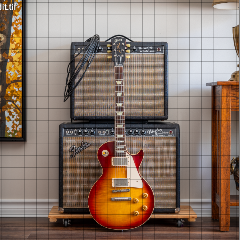 DeeBeeUs's tweet photo. Project Perspective (cont'd...)
More tests with the new "perspective" rig. As alluded to in previous posts, my new photography project requires the guitars to be shot *perfectly* straight on with zero parallax error.
#guitarphotography #gibson #lespaul #photographyproblems https://t.co/kqiDS0my2t