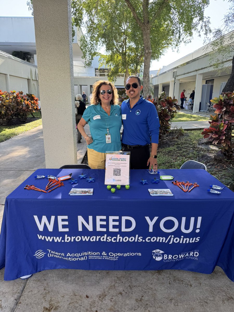 BrowardSchoolsJobs (@browardk12teach) on Twitter photo ✨Join us today <a href="/Sheridan_Tech/">Sheridan Technical</a> career fair ! Representatives from talent acquisition are here to discuss employment opportunities with our A district ! Come join us and #choosethebestchoosebcps ✨ ✨Join us today <a href="/Sheridan_Tech/">Sheridan Technical</a> career fair ! Representatives from talent acquisition are here to discuss employment opportunities with our A district ! Come join us and #choosethebestchoosebcps ✨