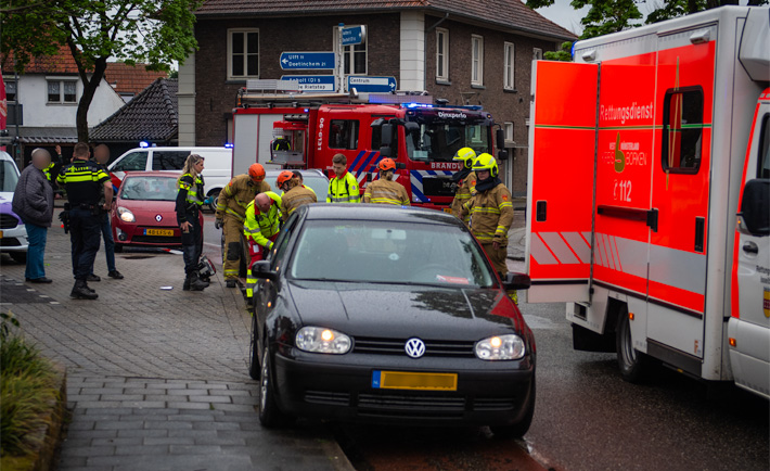 Verkeersongeval met gewonde op de grens Dinxperlo-Suderwick