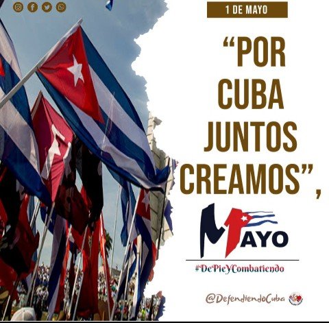 Con el lema "Por Cuba Juntos Creamos" la  Dirección General de salud de #Bauta presente este #1DeMayo
#Artemisa.
#Cuba 

#CubaVencerá