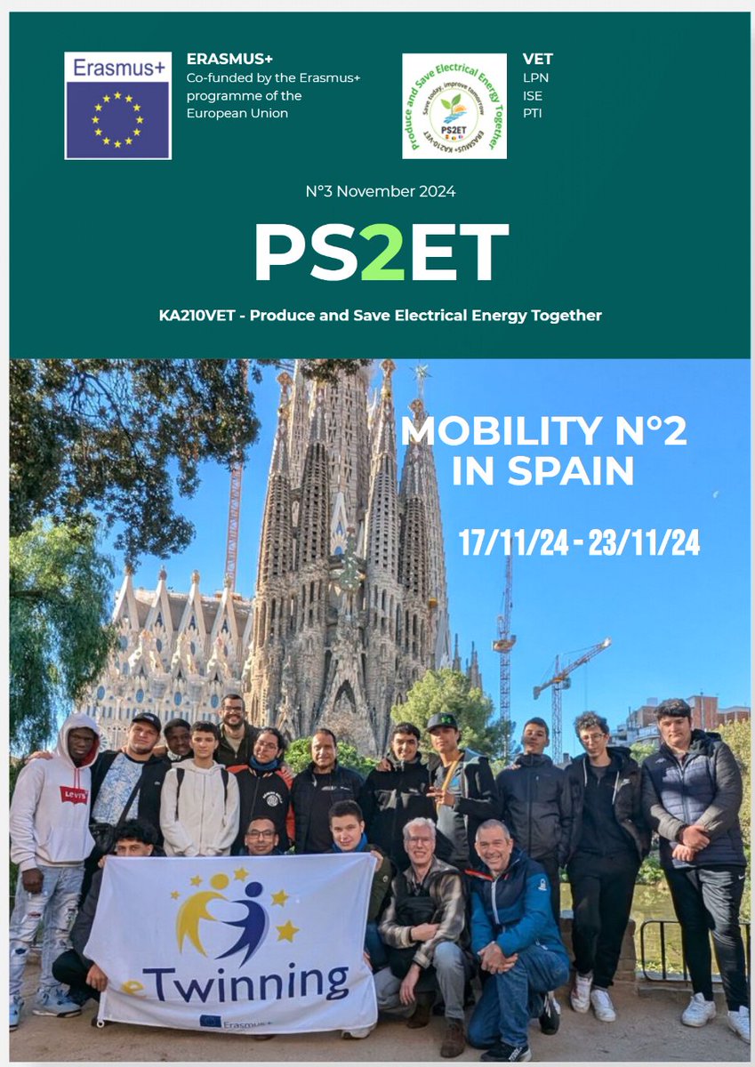 Les élèves du projet hybride #eTwinning et #Erasmus viennent de publier leur 2ième magazine sur #Madmagz ! Une belle réussite collaborative entre jeunes 🇫🇷🇪🇸🇪🇺 dans le cadre du projet PS2ET #KA210VET #EnseignerAutrement #InnovationPédagogique madmagz.app/fr/viewer/673c…