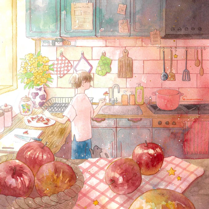キャンバスプリント(複製原画)を検討しているのですが、どの子がお手元にあると嬉しいですか……?この4つで考えております……。 ツリーにアンケート付けておきますので、よかったら回答してみてくださいませ……。