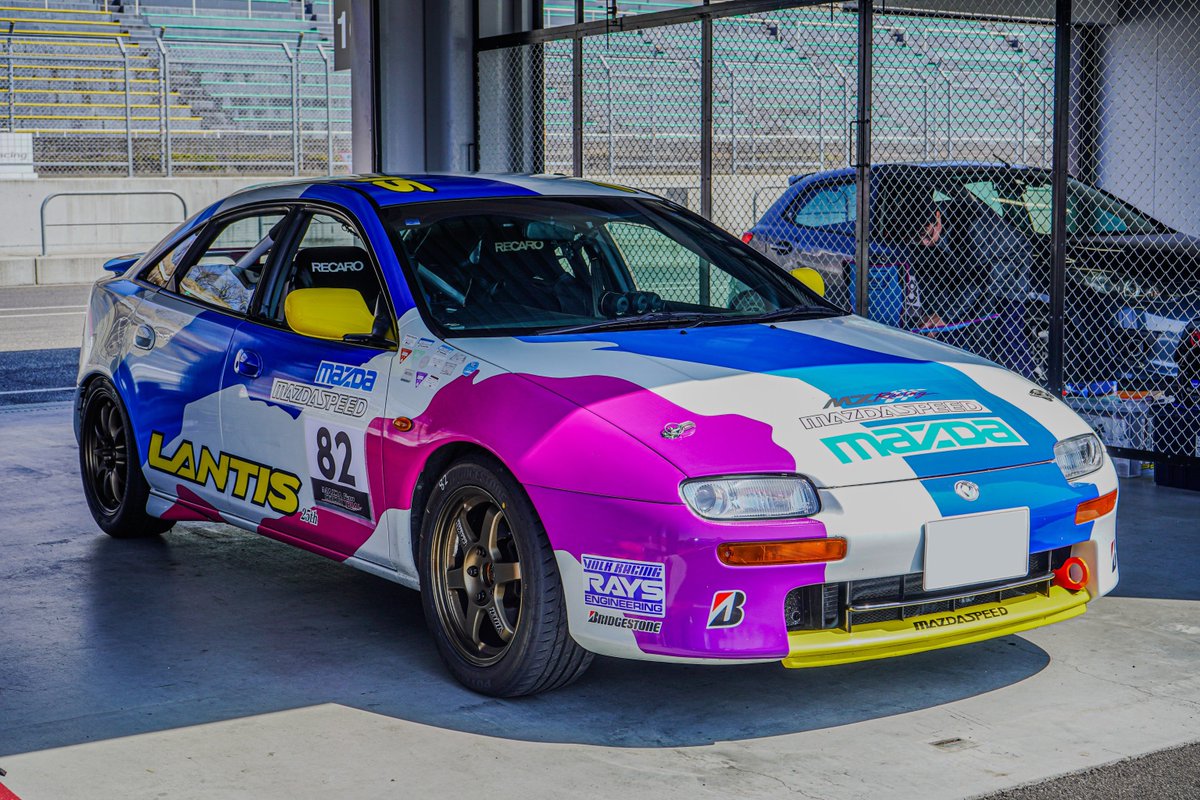 明日がやまだ 1993 MAZDA LANTIS COUPE （CBAEP） JTCC replica🏁 #MAZDA #MFF2025