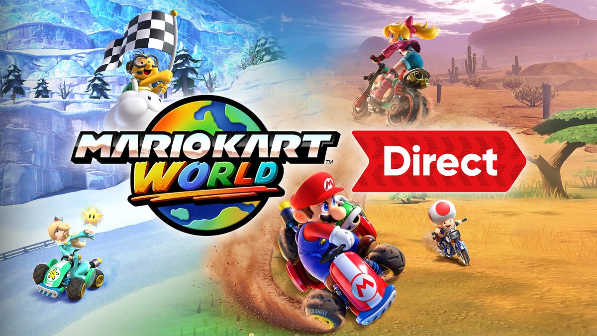 Mettiti al volante con Mario e amici nel #MarioKartWorld Direct, che ti offrirà uno sguardo approfondito al gioco in arrivo per #NintendoSwitch2!

📆: 17 aprile
🕓: ore 15:00
⏳: circa 15  minuti

Guarda lo streaming in diretta qui 🏁: ntdo.com/6017fxw7v