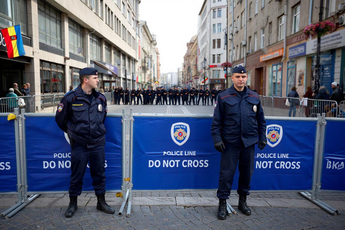 In Moldavia, streets are blocked in Chisinau, people are not allowed in by police
