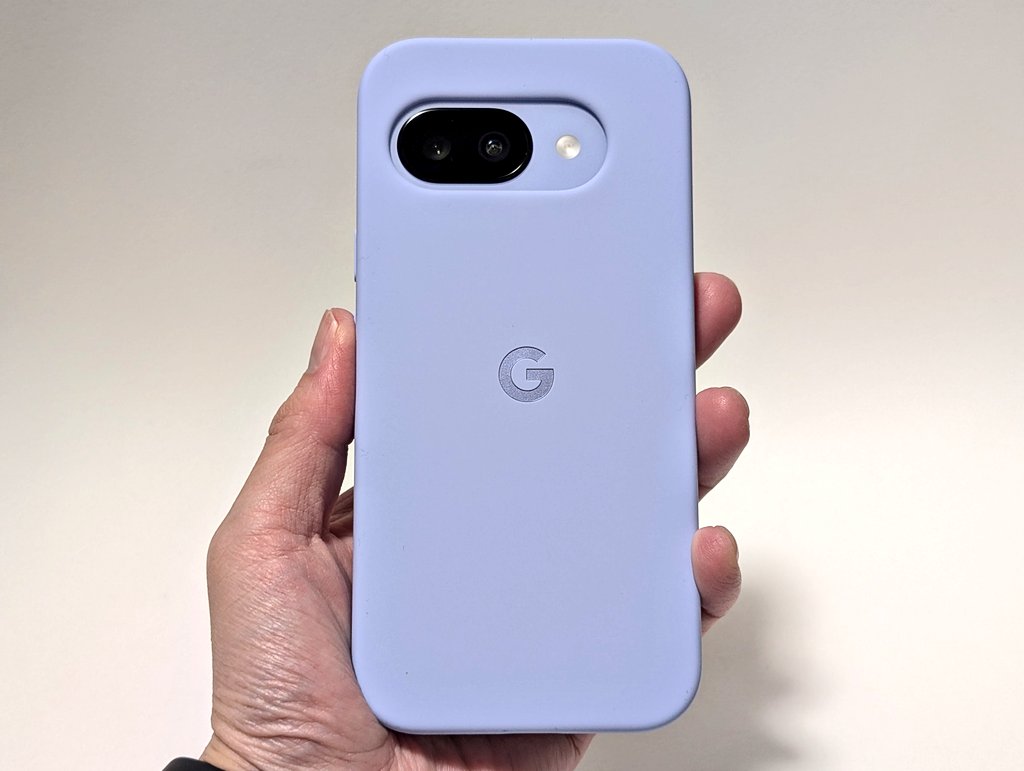 Google Pixel 9aの純正ケース！ やっぱりIris可愛いぞんんんんん