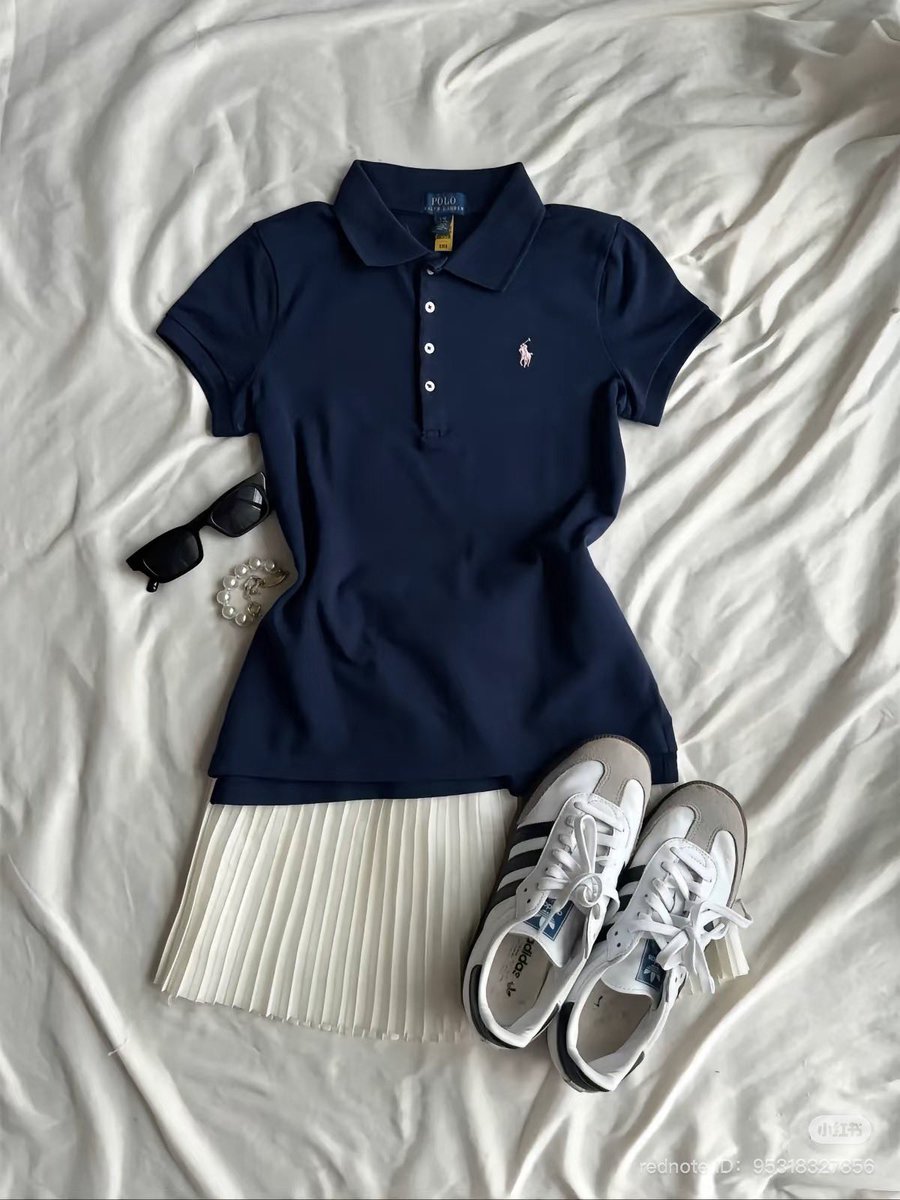 hongmeinu_china's tweet photo. Ralph Laurenのトップスで叶える、“お上品スポーティー”なコーデが春夏にぴったり🏸 🎾💕
この雰囲気嫌いな人はいないし、真似しやすい🫶🏻✨️ https://t.co/jXDy3dHXst