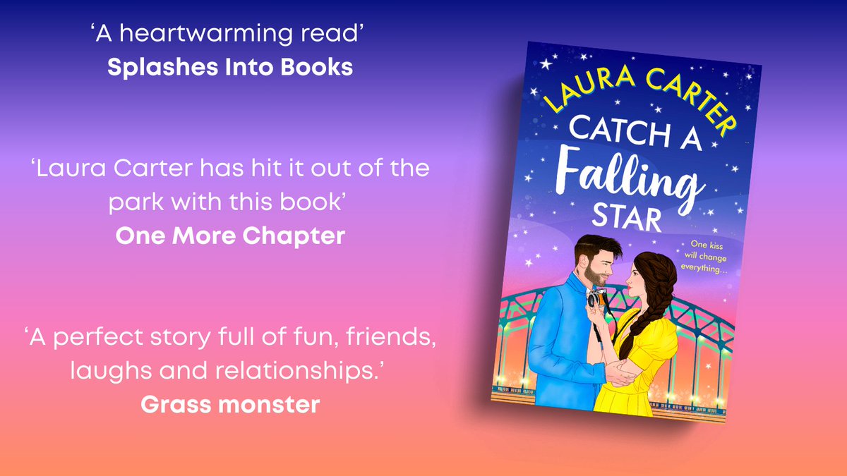 Boldwood Books (@boldwoodbooks) on Twitter photo Thank you to <a href="/bicted/">Splashes Into Books</a>, <a href="/omcbookclub/">One More Chapter</a> and <a href="/Lost815_Oceanic/">Grass monster</a> for their recent reviews on the #CatchAFallingStar by <a href="/LCarterAuthor/">Laura Carter Author</a> #blogtour
Buy now ➡️ mybook.to/catchafallings… Thank you to <a href="/bicted/">Splashes Into Books</a>, <a href="/omcbookclub/">One More Chapter</a> and <a href="/Lost815_Oceanic/">Grass monster</a> for their recent reviews on the #CatchAFallingStar by <a href="/LCarterAuthor/">Laura Carter Author</a> #blogtour
Buy now ➡️ mybook.to/catchafallings…