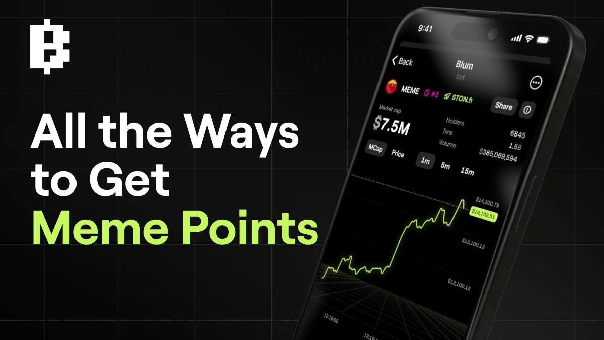 Earn Meme Points easier than you think! 🪂

What if we tell you that to earn MPs you don't even need to have trades?.. and we are not joking 🤯

One more take? You can earn 3,750 MPs just for one single trade 🔥

Dive into all the ways to get MPs – clear for everyone 👇